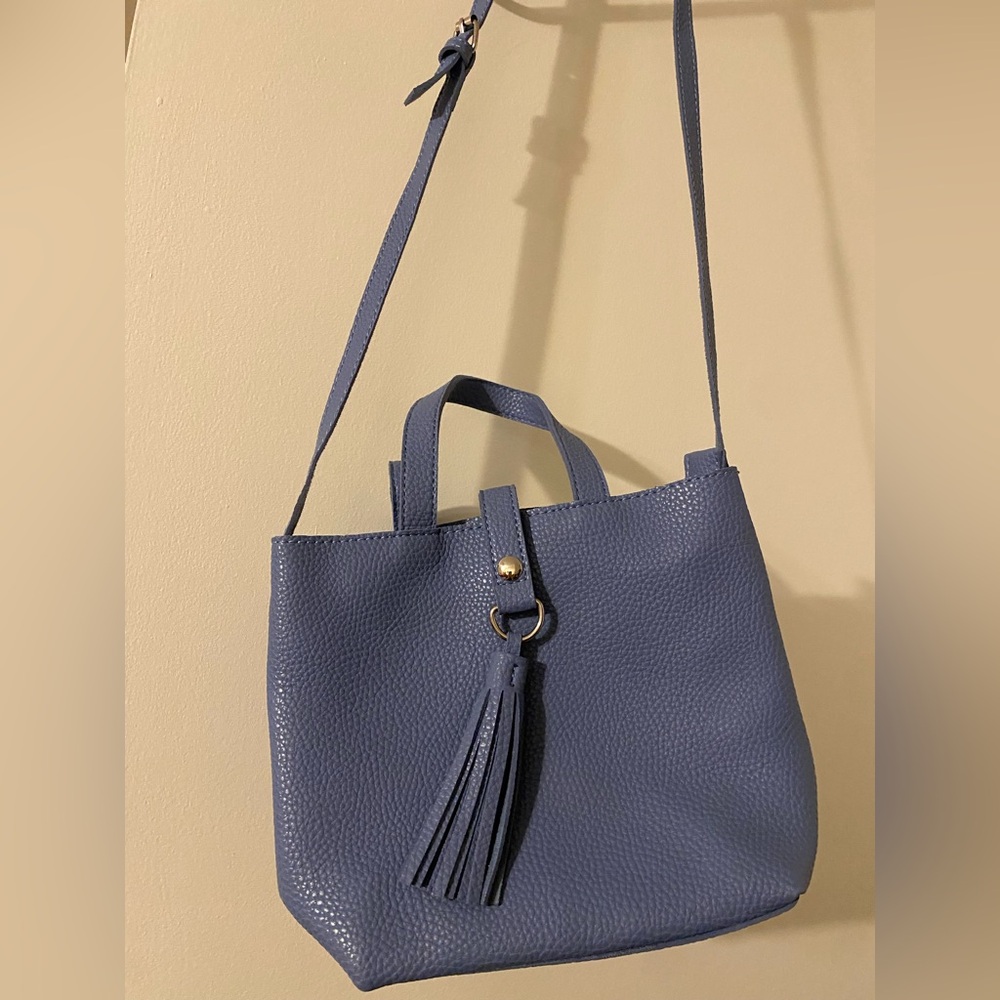 Elegant Blue Small Tote Bag